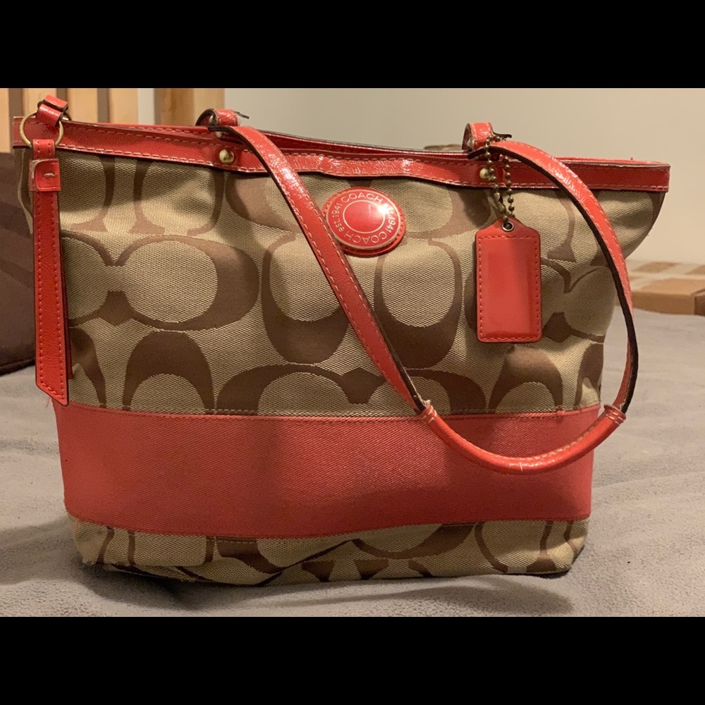 Authentic coach purse